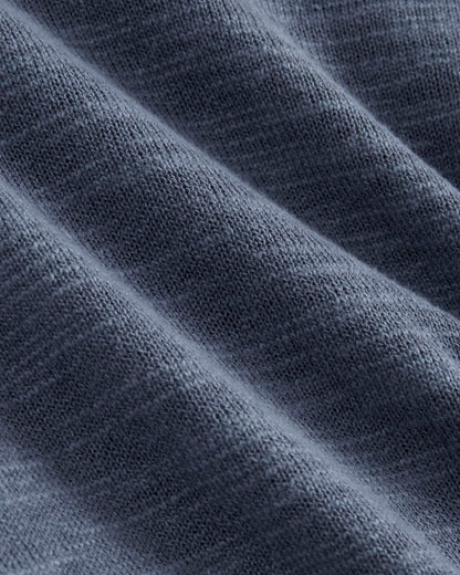 The Cotton Linen Pullover | Indigo