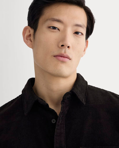 The Classic Shirt in Corduroy | Black