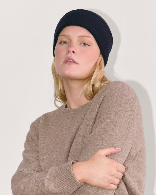 The Cabin Beanie | Navy