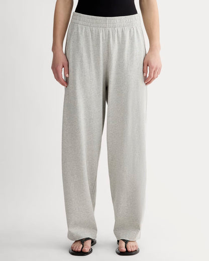 The Off-Duty Barrel Pant | Pale Heather Grey