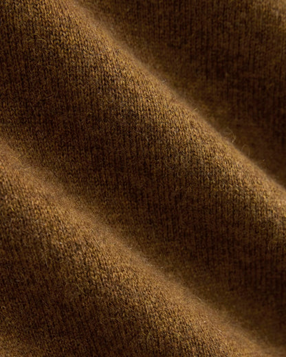 Cashmere Slim Crew Sweater | Heathered Toffee