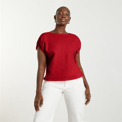 The Drawstring Tunic | Goji Berry