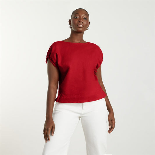 The Drawstring Tunic | Goji Berry