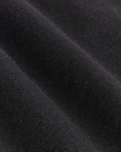 The Cashmere Feather Scarf | Black