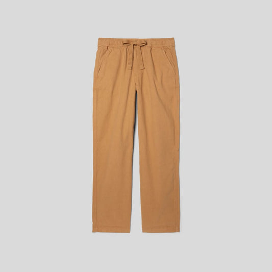 The Canvas Organic Cotton Drawstring Pant | Cappuccino
