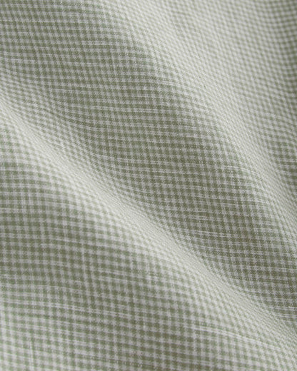 The Classic Shirt in Linen | Elm Gingham