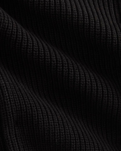 The Full-Zip Sweater in Everyday Cotton | Black