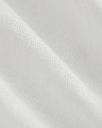 The Drawstring Boxer Short in Linen | White