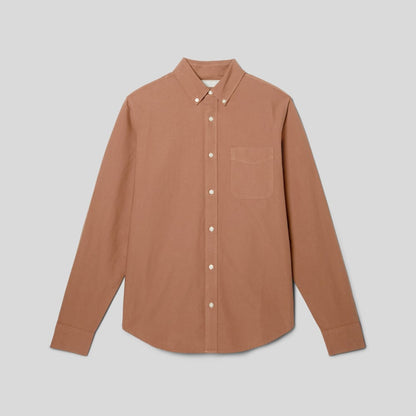 The Classic Oxford Shirt | Carob Brown | Tall
