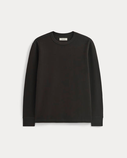 Thermal Crew in Cozy Waffle | Black