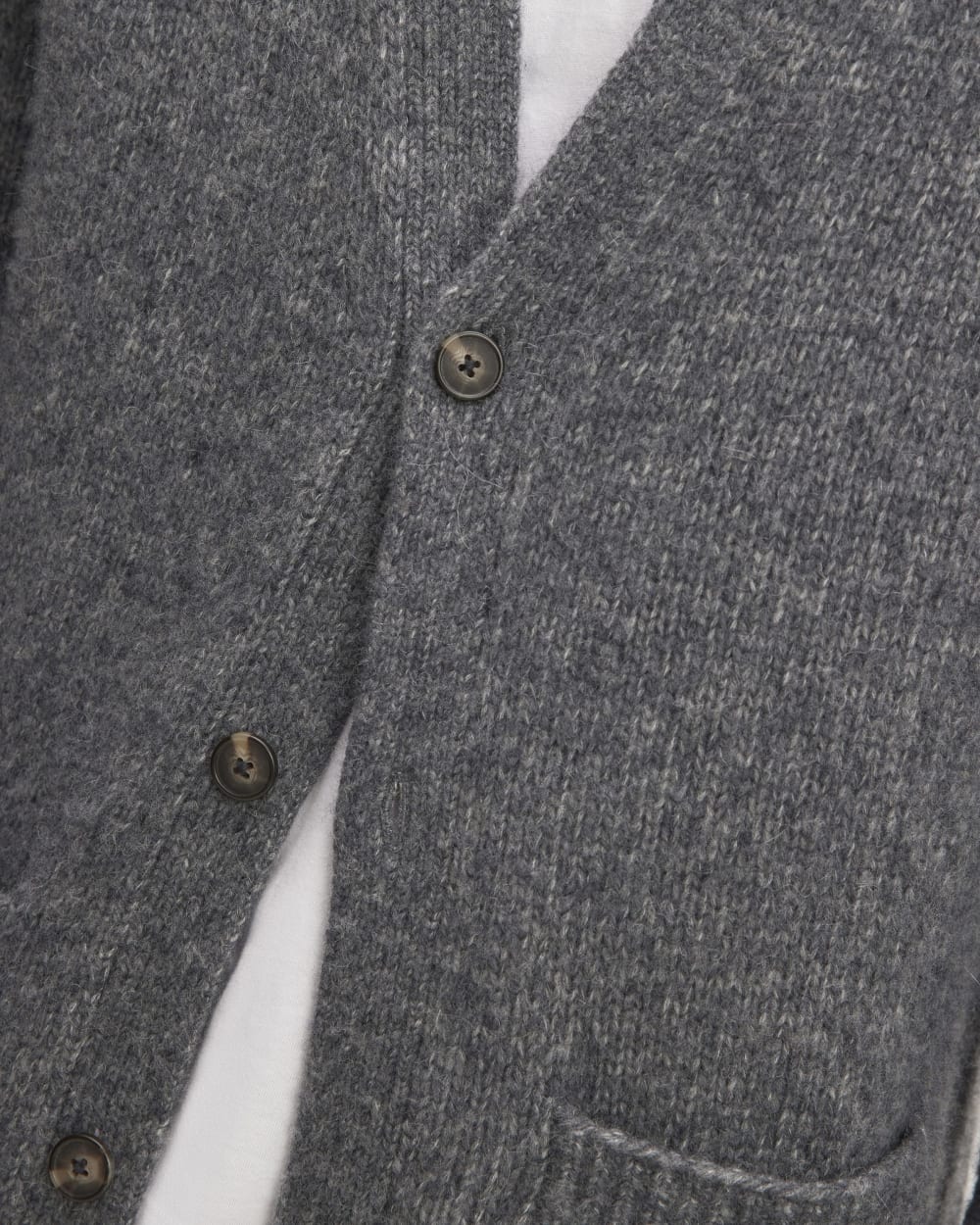 The Cloud Relaxed Cardigan | Heathered Dark Charcoal