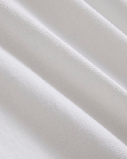 Oversized Midweight Tee | White