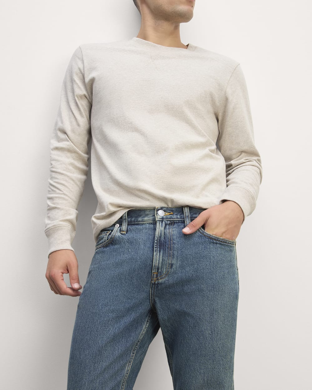 The Authentic Straight Jean | Whisper Blue
