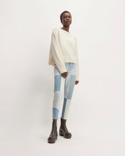 The ’90s Cheeky® Mended Jean | Patched Indigo | 28.5" Inseam