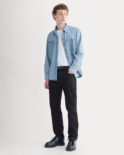 Denim Utility Shirt | Light Indigo