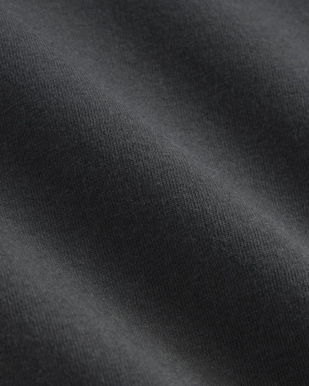 The Essential Organic Long-Sleeve Tee | Washed Black
