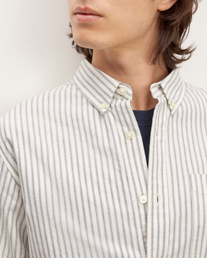 The Classic Oxford Shirt | Bone/Navy | Tall