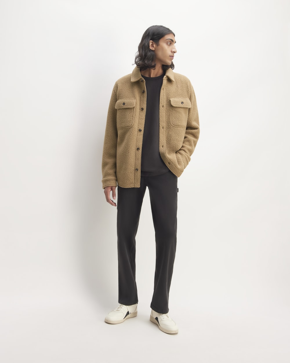 The ReNew Fleece Everyone Overshirt | Tiger's Eye