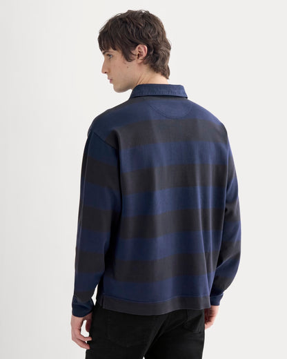 Vintage Rugby Pullover | Navy / Black