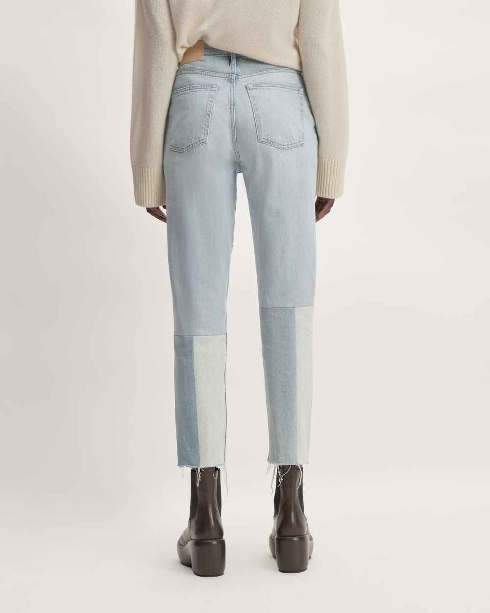 The ’90s Cheeky® Mended Jean | Patched Indigo | 26.5" Inseam