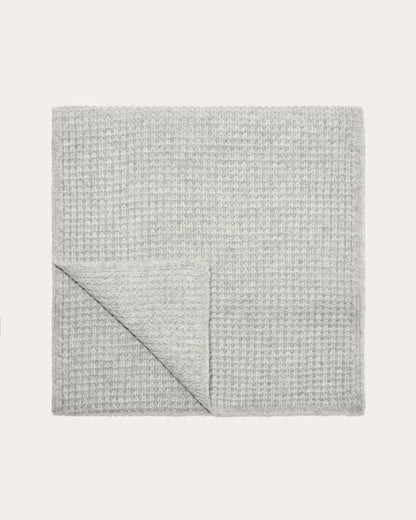 The Waffle Scarf | Heather Grey
