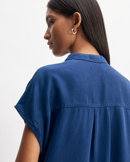 The TENCEL™ Easy Workwear Dress | Bellwether Blue