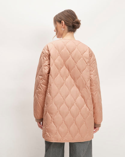 The Quilted Liner | Blush Pink