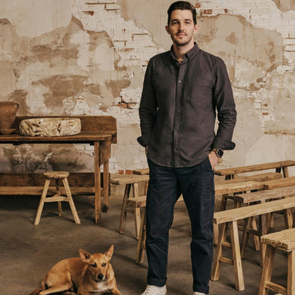 The Classic Shirt in Linen | Black