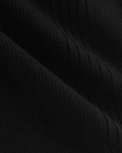 The Light Ribbed Cami in Ultrasoft Merino | Black