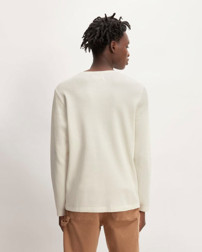The Waffle Long-Sleeve Henley | Bone
