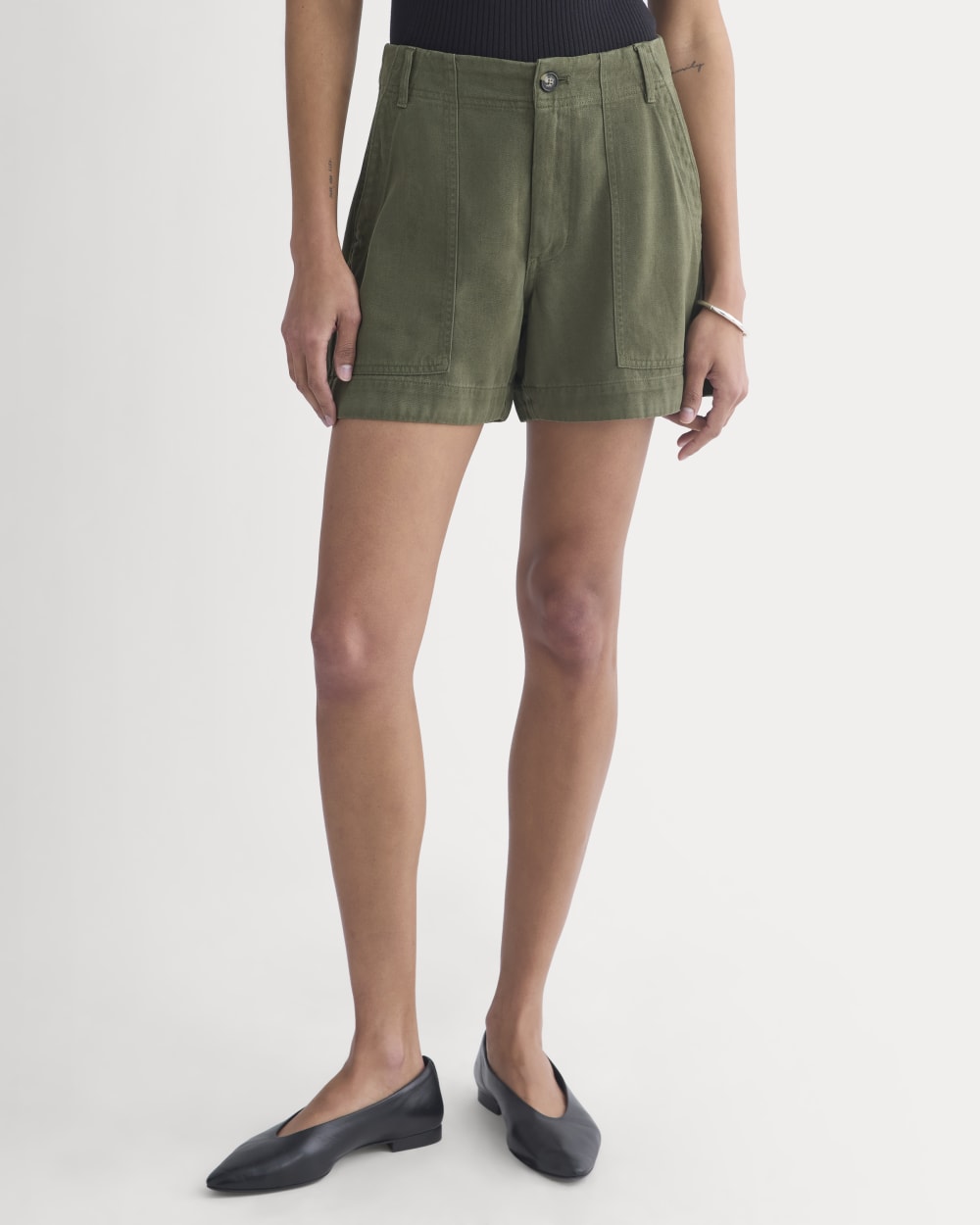 The Utility Short in Buttersoft | Olive Night