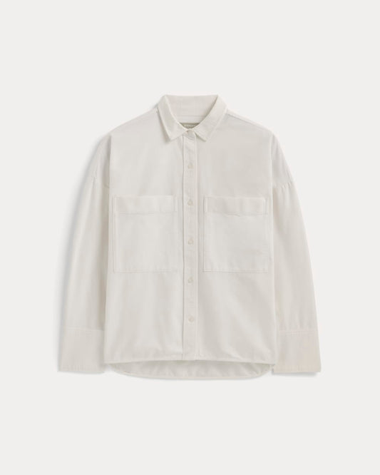 The Boxy Oxford | White