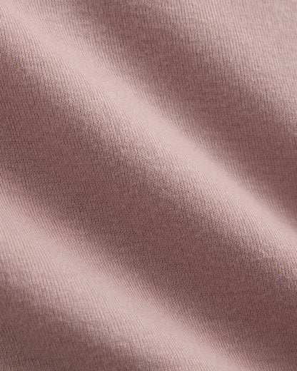 Tissue Short-Sleeve V-Neck Top | Dusty Rose