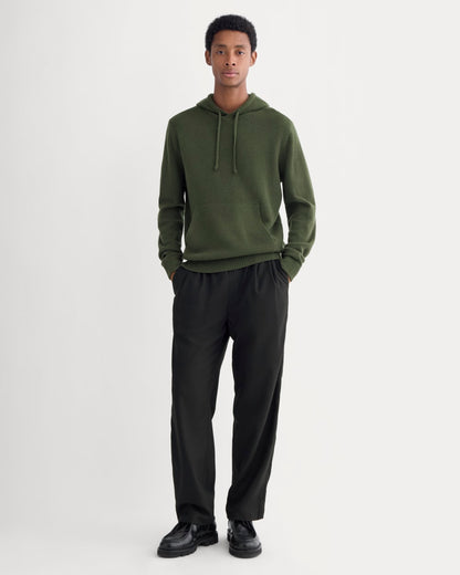 The Felted Merino Hoodie | Dark Forest