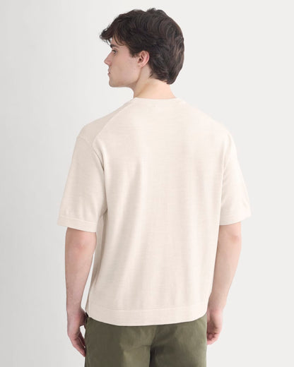 Ultrasoft Sweater Tee | Heathered Oat