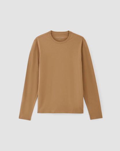 The Essential Organic Long-Sleeve Tee | Toasted Coconut