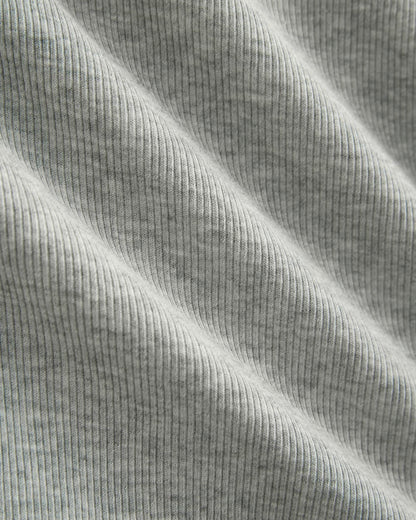 The Luxe Rib Square-Neck Tank | Classic Heather Grey
