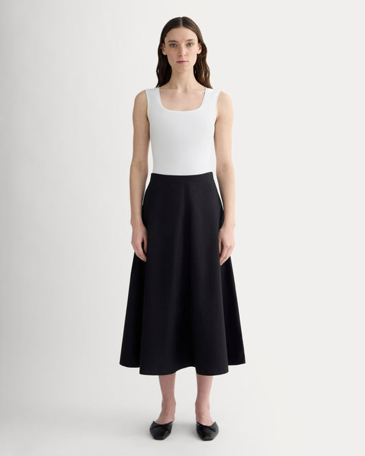 The Form Square-Neck Bodysuit | White