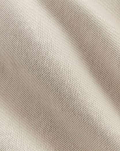 The Long Denim Barrel Jacket | Garment-Dyed Sand