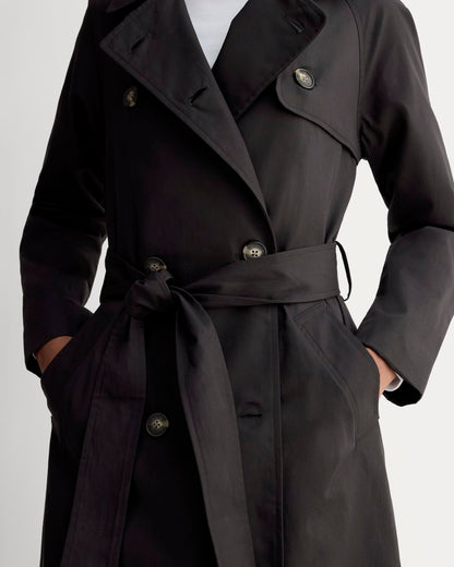 The Modern Trench Coat | Black