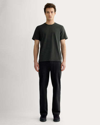 The Essential Organic Crew | Washed Black