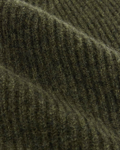 The Cashmere Ribbed Beanie | Heather Beech