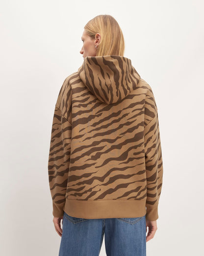 The ReTrack Hoodie | Cocoa Tiger Stripe
