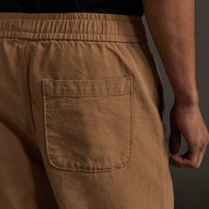 The Canvas Organic Cotton Drawstring Pant | Cappuccino