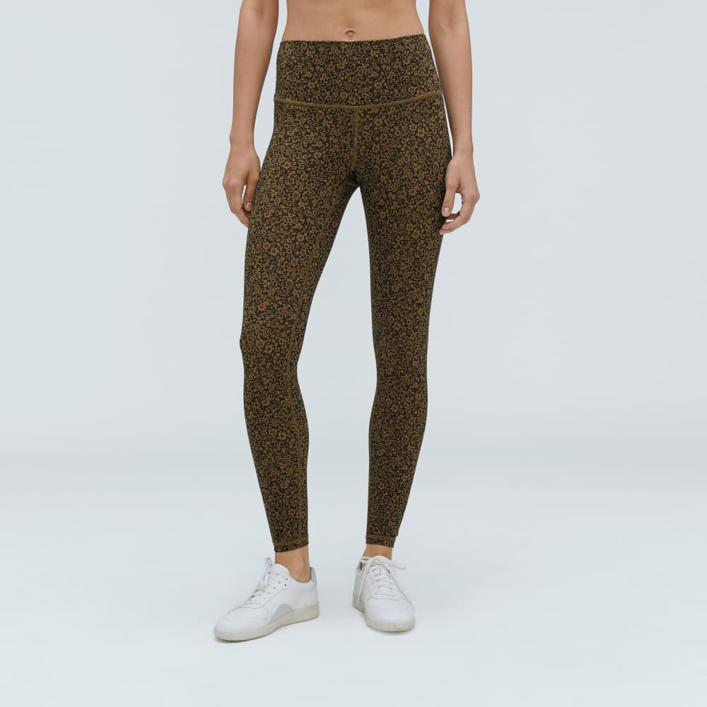The Perform Legging® | Black / Breen Floral | Ankle