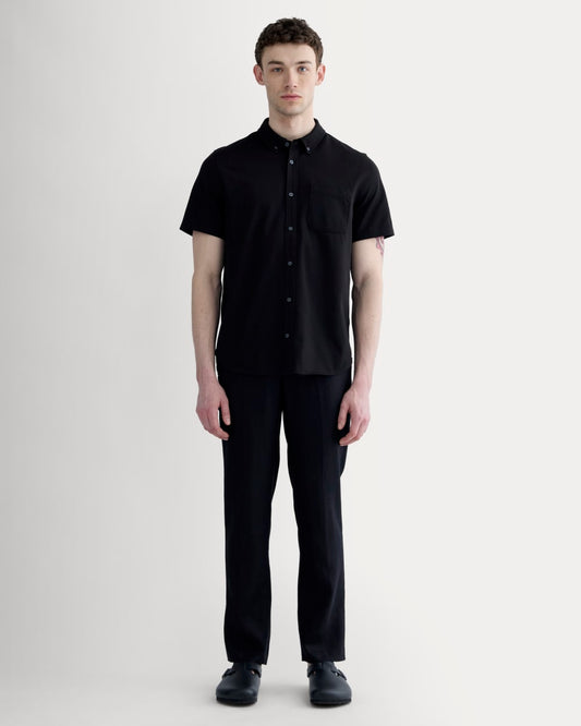 The Linen Trouser | Black