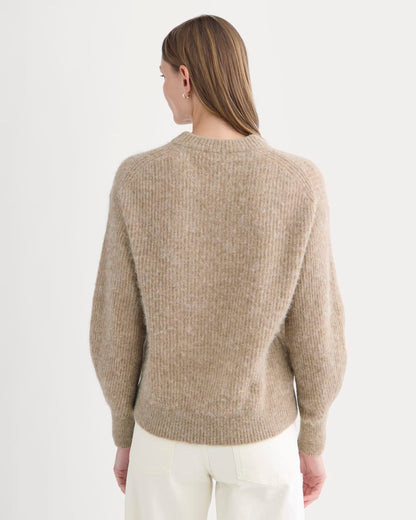 The Cocoon Crew in Alpaca | Dark Heathered Camel