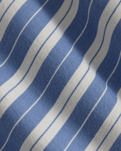 The Pleated Chino Short | Dutch Blue / Natural