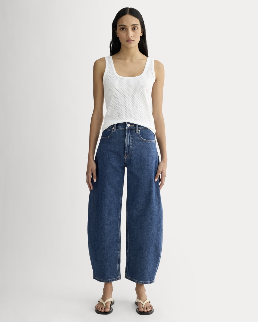 The Pointelle Cami | White