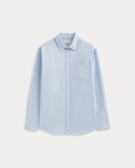 Lightweight Oversized Oxford | Light Blue